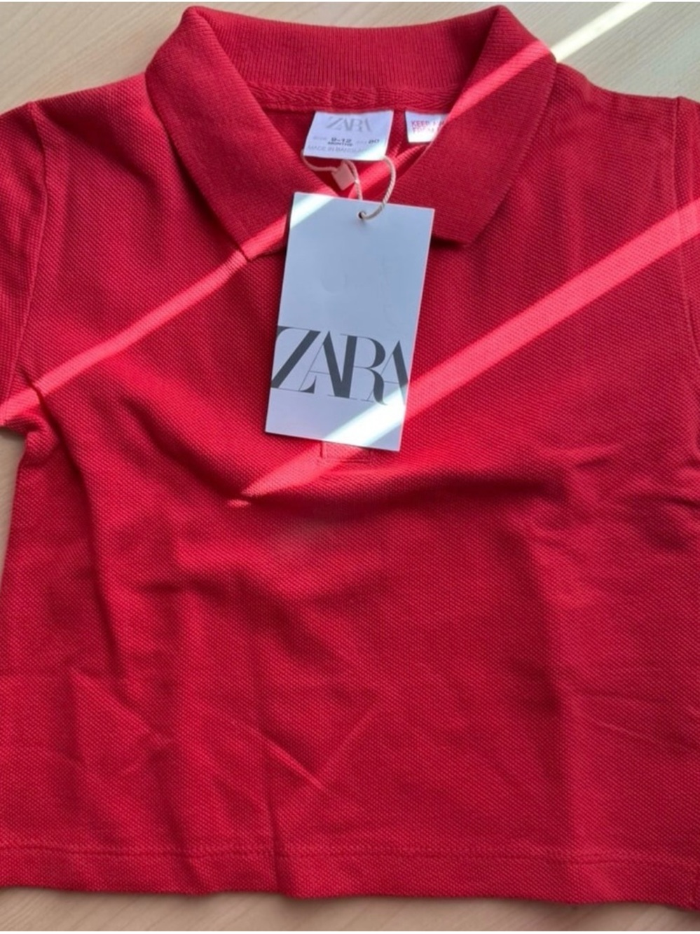 Zara Red Kids Polo Button-Down Shirt